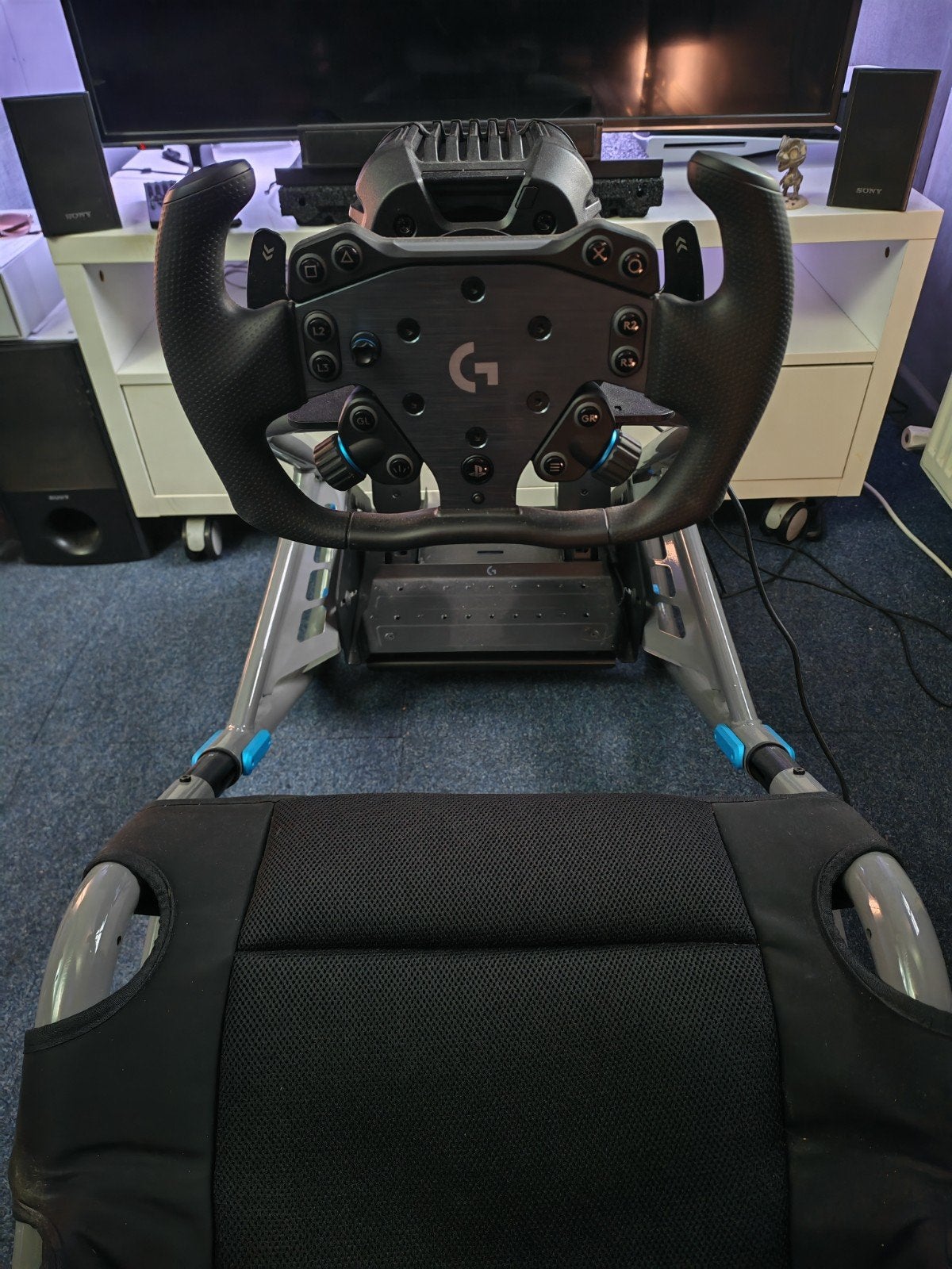 Logitech G RS50 + Trackwheel + Playseat Trophy, Games en Spelcomputers, Ophalen, Zo goed als nieuw