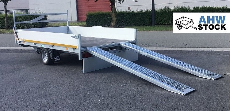 plateau aanhangwagen - 1as - eduard, Ophalen, Zo goed als nieuw
