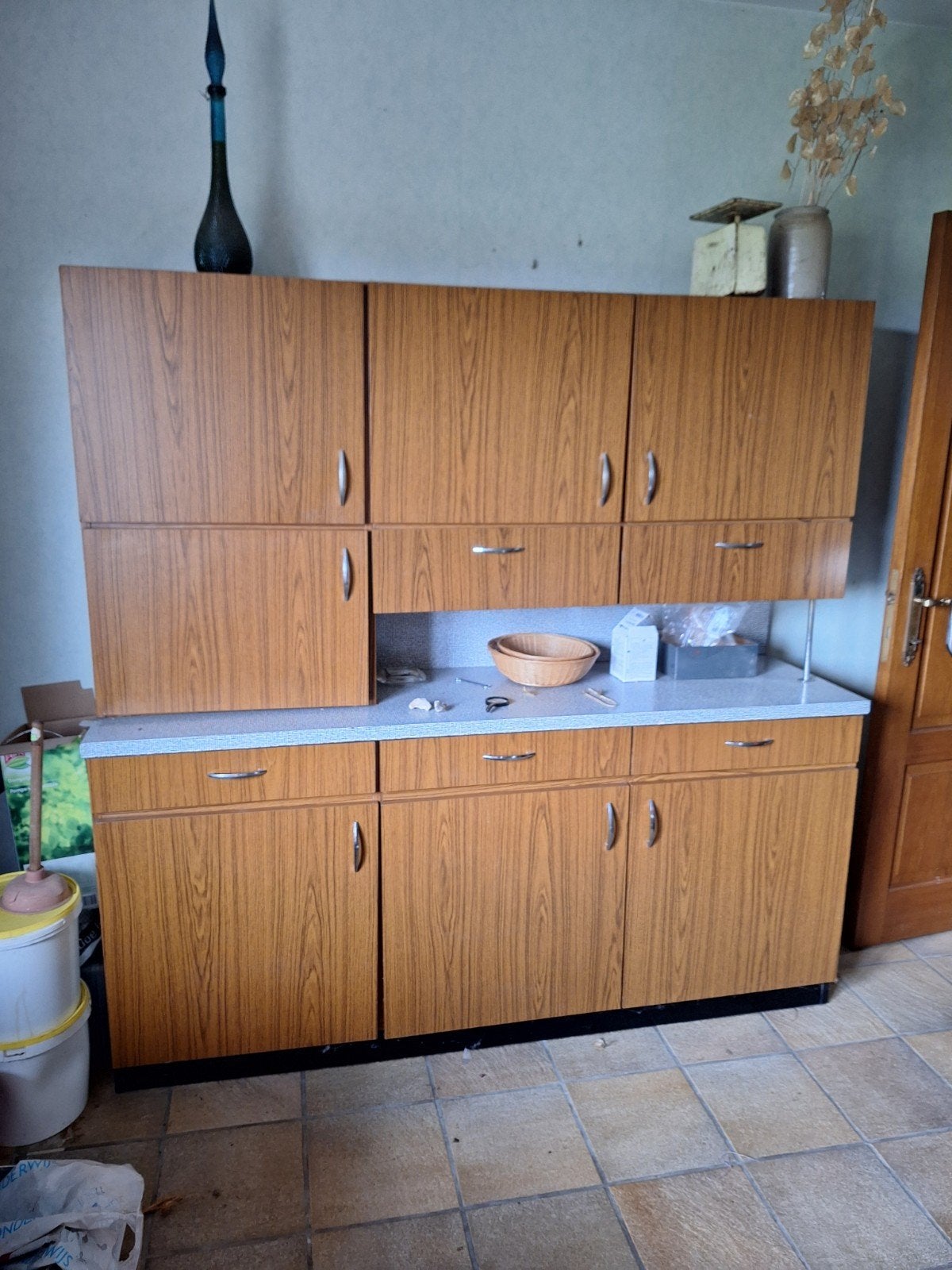 gratis vintage keukenkast, Huis en Inrichting, Ophalen