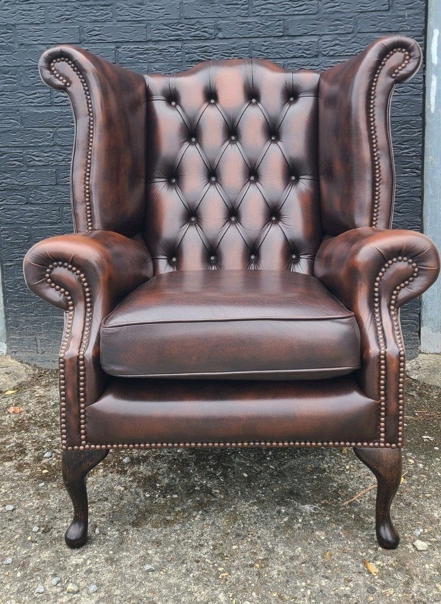 Fauteuil auriculaire et fauteuil à ailes Springvale Chesterf, Maison & Meubles, Chesterfield, Springvale, Rossendale, Wing Chair
