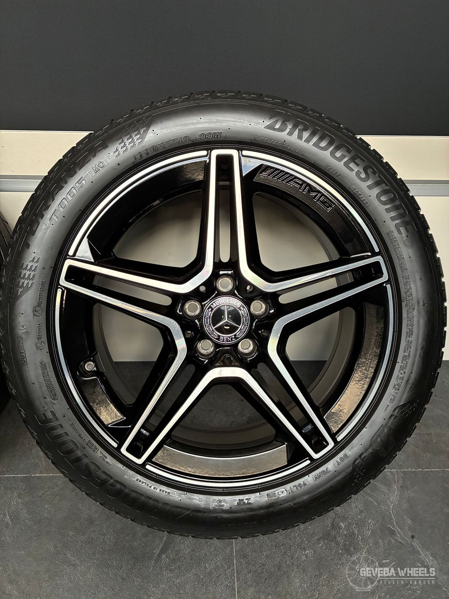 19” originele Mercedes GLA H247 GLB X247 AMG velgen banden 5, 19 inch, Gebruikt, -, -