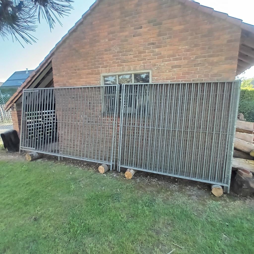 Hondenren 4 x 3 meter compleet, Dieren en Toebehoren, Hondenhokken, Ophalen