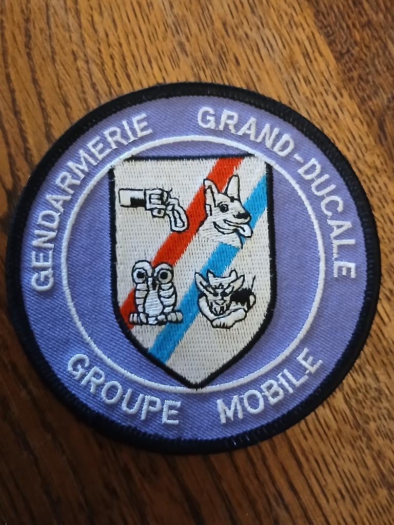 Patch Gendarmerie Luxembourg Mobile Group, Verzenden, Rijkswacht, Embleem of Badge