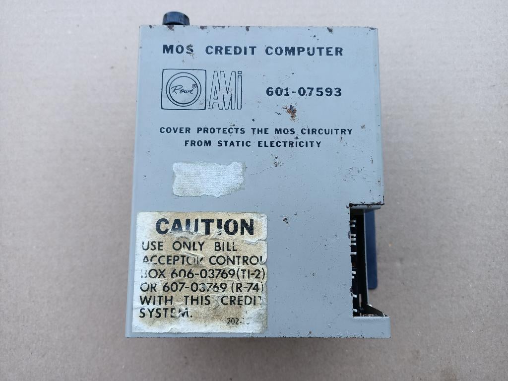 Credit Computer 601-07593 Rowe-AMi (Div) jukebox, Verzamelen, Automaten | Jukeboxen, Ami, Verzenden