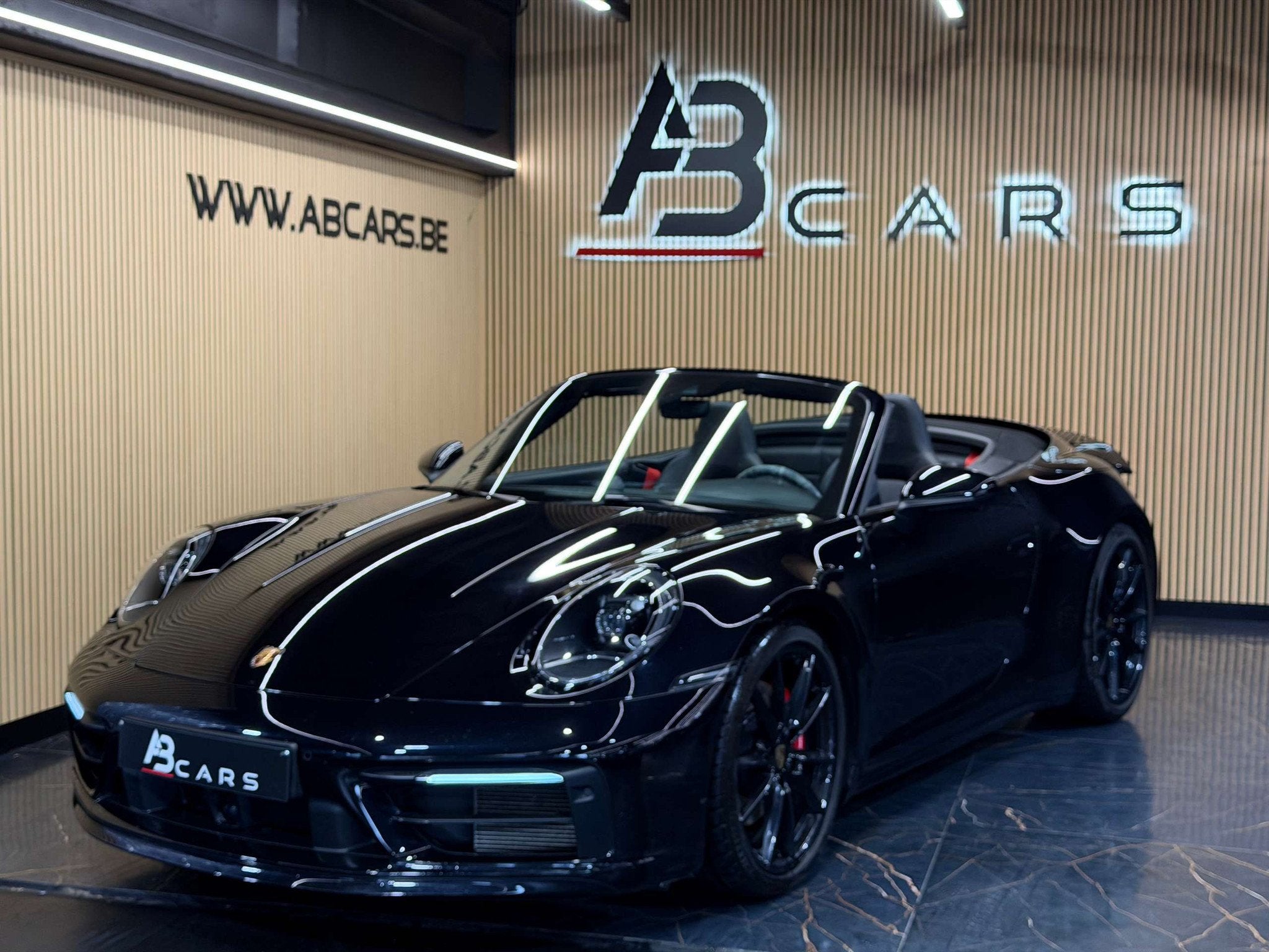 Porsche 911 Carrera 4S Cabriolet 3.0 Turbo S PDK * GARANTIE, Auto's, Porsche, Automaat, 4 zetels, Cabriolet, Zwart