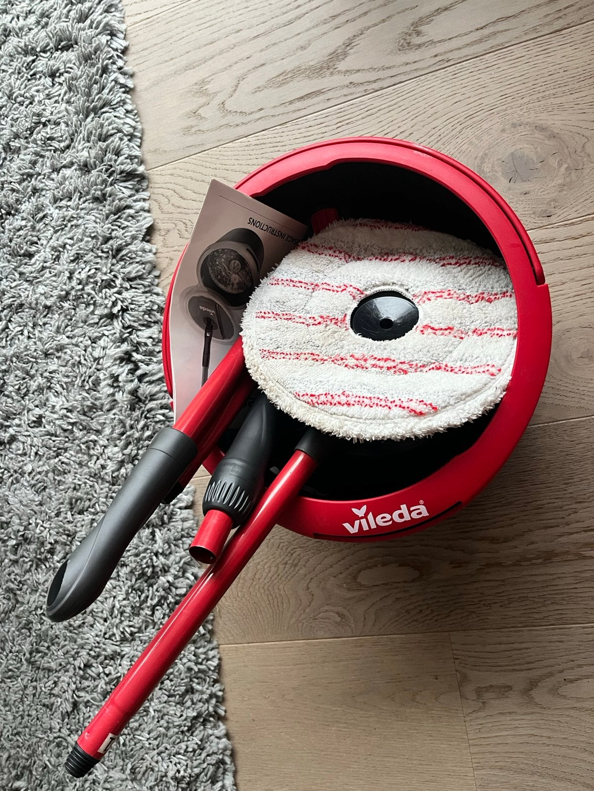Vileda Spin & Clean : balai compact avec seau, Enlèvement ou Envoi, Mop ou Serpillière