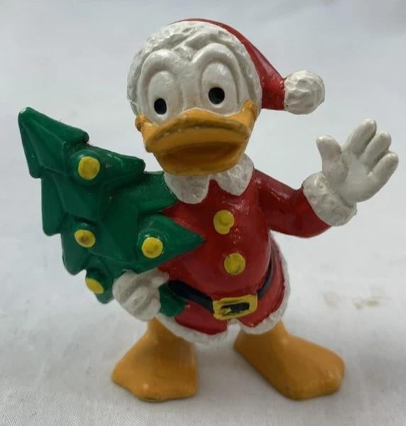 Figurine vintage Bullyland Disney Donald Duck Santa 1984, Collections, Envoi, Comme neuf