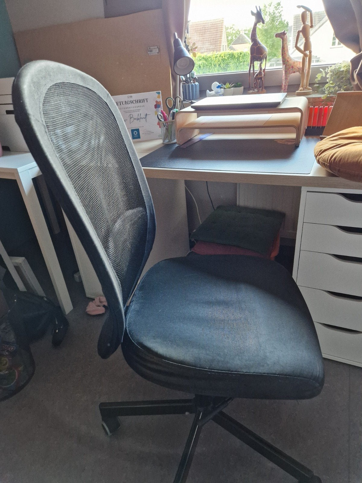 bureaustoel, Ophalen, Bureaustoel