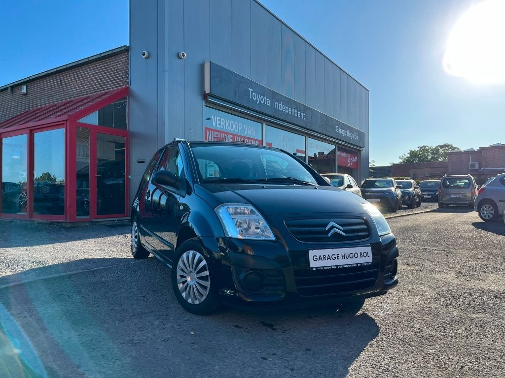 Citroën C2 + waarborg, Voorwielaandrijving, 4 zetels, Stof, Zwart