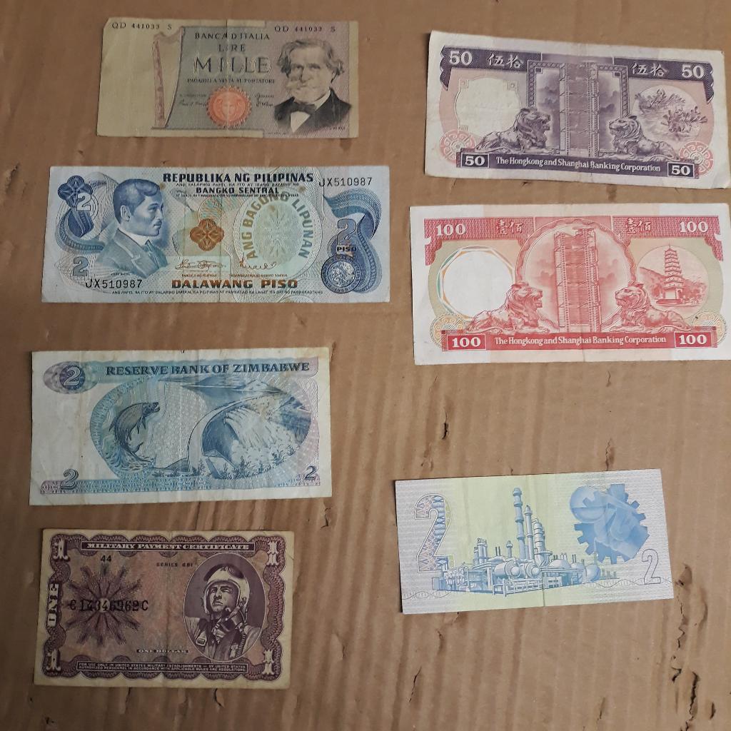 Oude vreemde bankbiljetten, Ophalen of Verzenden, Bankbiljetten