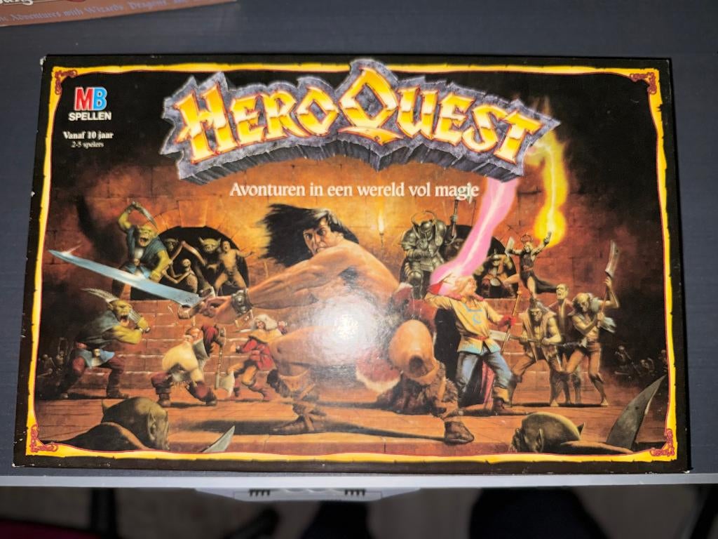 HeroQuest Klassieke Editie (NL) 100% Compleet – MB, Hobby en Vrije tijd, Ophalen of Verzenden, Gebruikt, MB