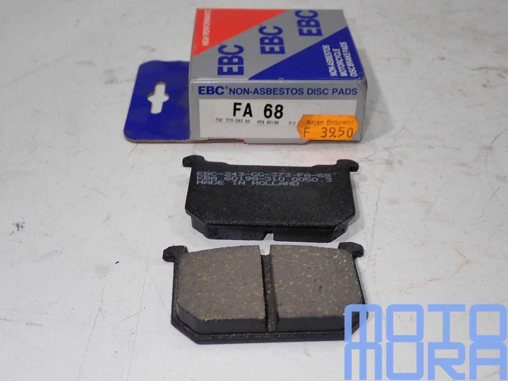 EBC FA068 Organische remblokken voor Kawasaki GPZ550 Z 250 Z, Motos, Neuf, -, -, -