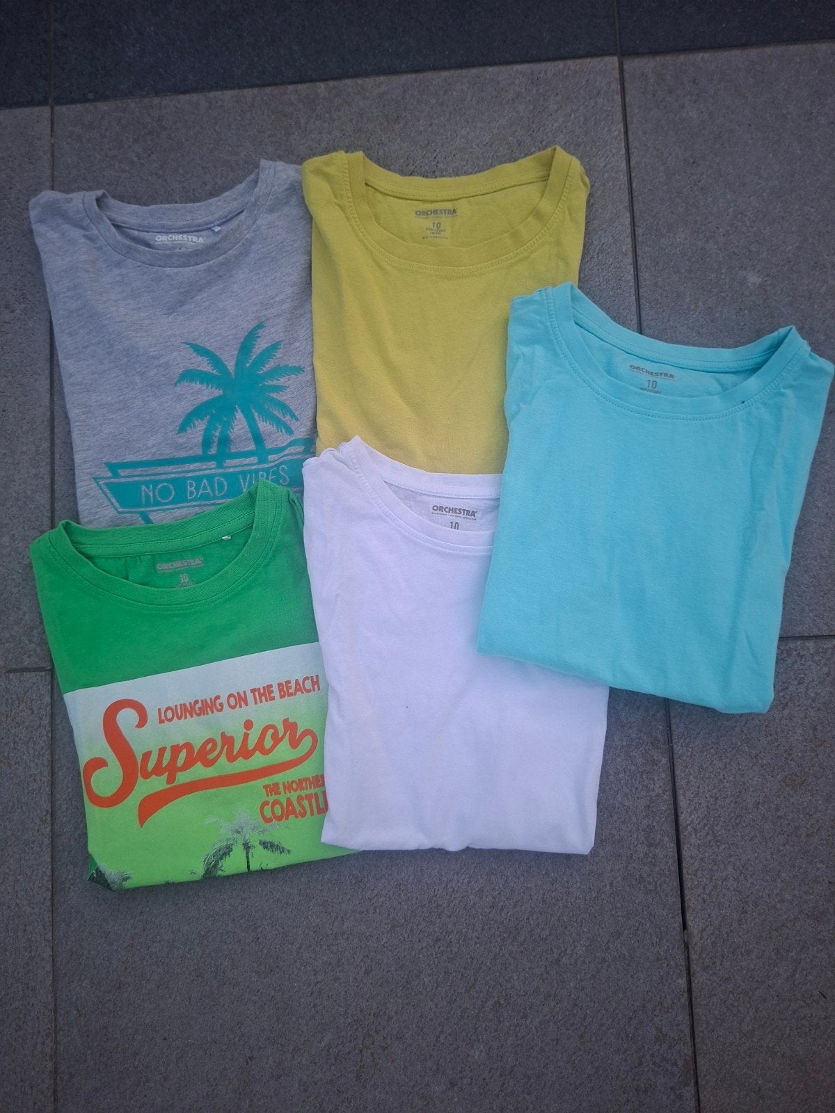5 t"shirten jongens, Kinderen en Baby's, Kinderkleding | Maat 134, Ophalen of Verzenden