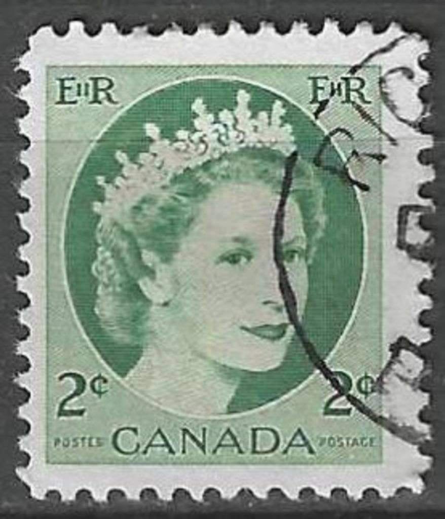 Canada 1954 - Yvert 268 - Reine Elisabeth II (ST), Timbres & Monnaies, Envoi, Affranchi
