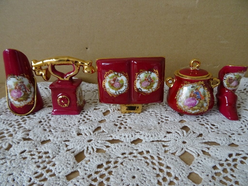 Miniatures de Limoges Limoges France Véritable porcelaine, Antiquités & Art, Enlèvement ou Envoi