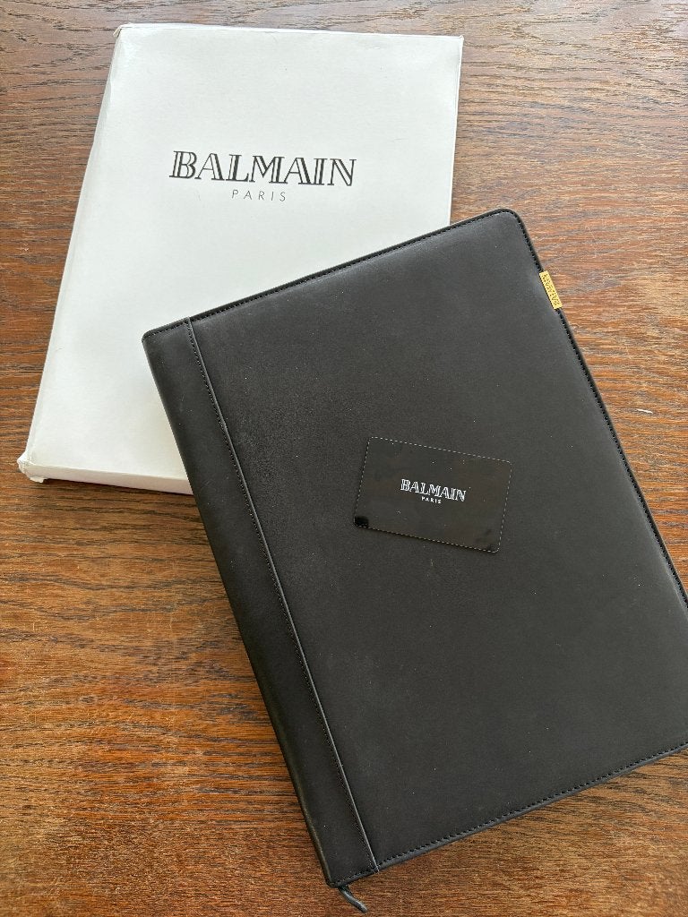 schrijfmap van Balmain Paris met certificaat nieuw, Diversen, Schrijfwaren, Ophalen of Verzenden, Nieuw