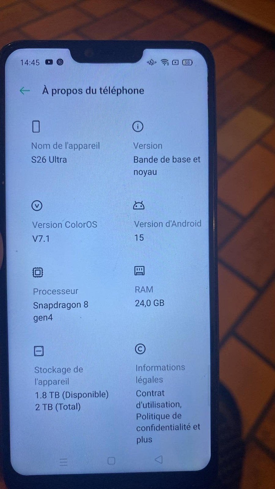Je vend ou échange copie s26 ultra 2to 24gb de ram, Avec simlock (verrouillage SIM), Autres modèles, 1 TB ou plus, Enlèvement