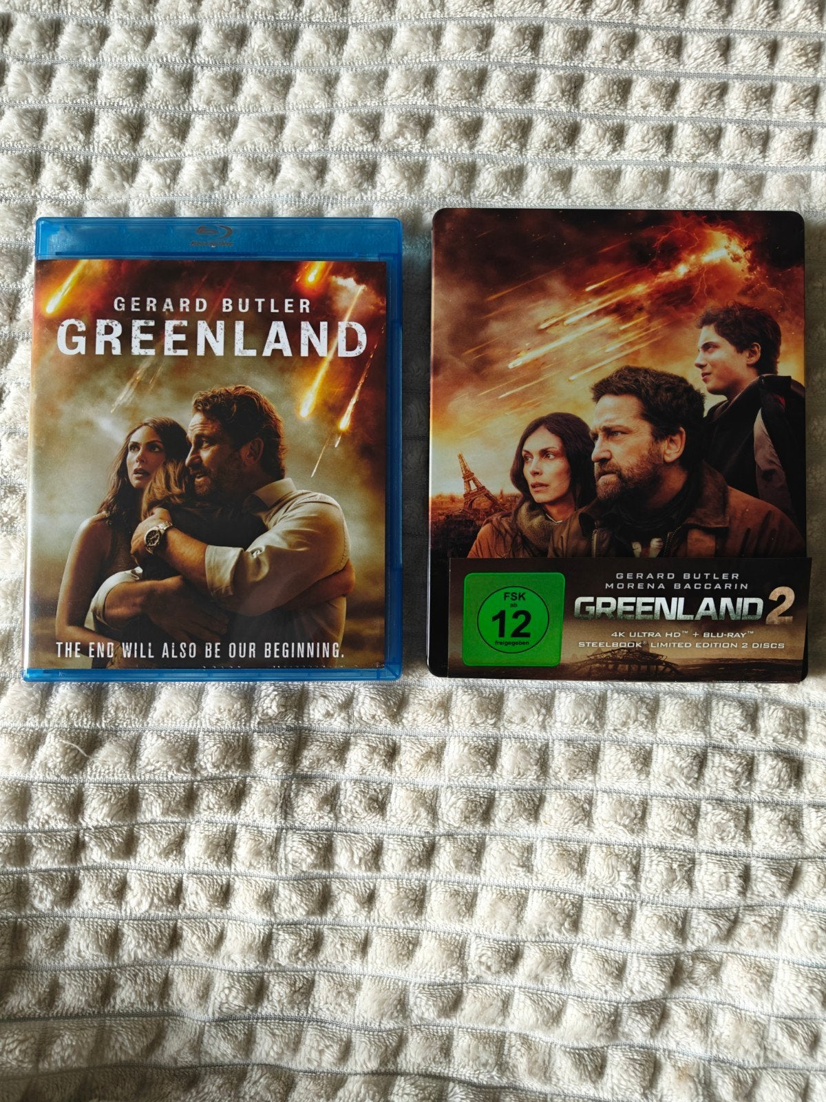 Blu-ray -  Greenland 1 & 2 -  1080P & 4K, Cd's en Dvd's, Ophalen, Engels, Alle leeftijden, Film