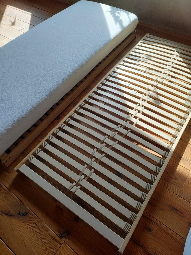Latoflex + matras voor 2-persoonsbed, Ophalen, Gebruikt, Tweepersoons, Bedbodem