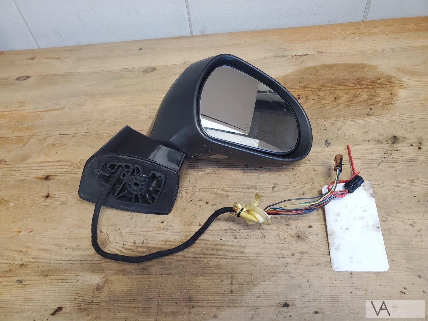 Peugeot 308 2007 - 2013 spiegel rechts MET LAMPJE inklapbaar, Gebruikt, -, -, Ophalen of Verzenden