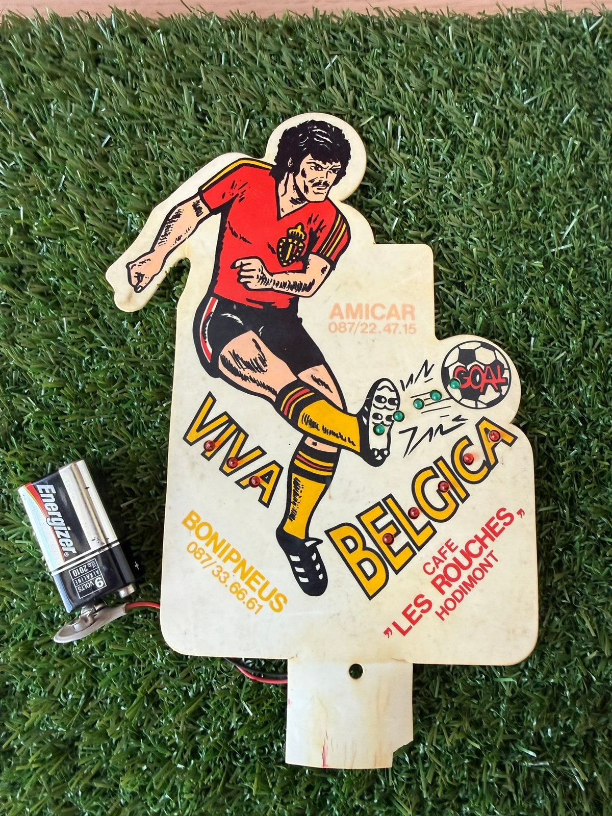 Gadget rode duivels 82, Ophalen of Verzenden, Gebruikt, Poster, Plaatje of Sticker