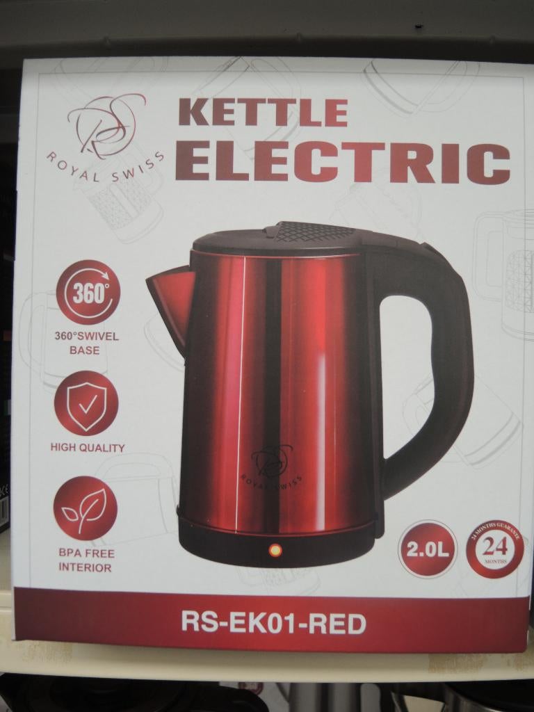 Waterkoker 2.liter nieuw!, Elektronische apparatuur, Waterkokers, Qw, Nieuw, Ophalen of Verzenden, Inox