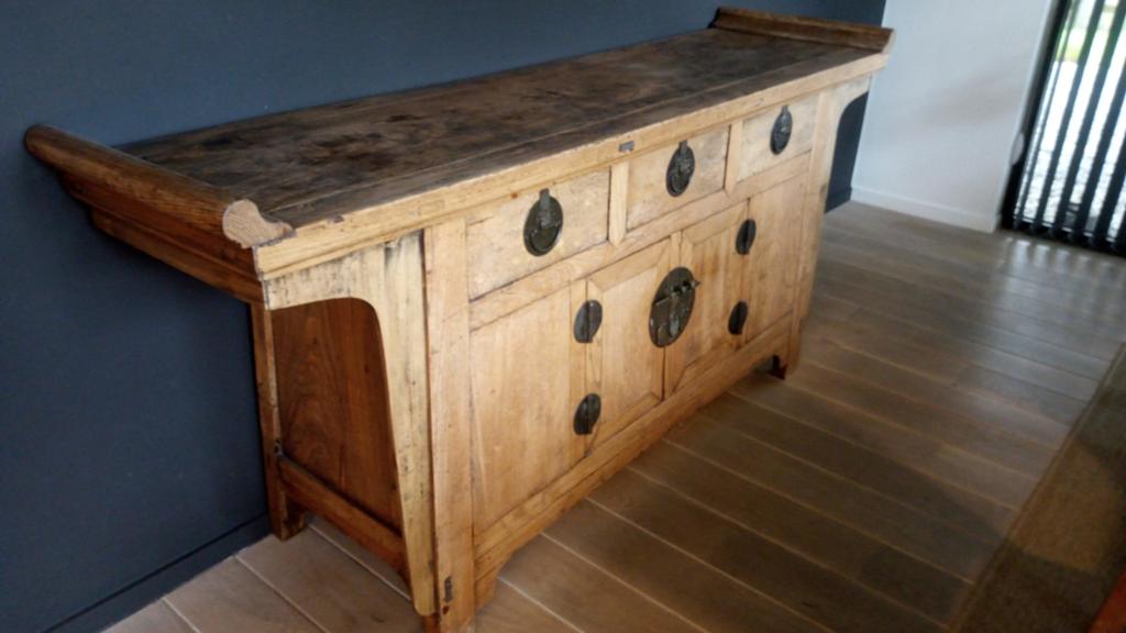 Dressoir, Maison & Meubles, Armoires | Dressoirs, Comme neuf, Avec tiroir(s), Avec porte(s), Chêne, Enlèvement