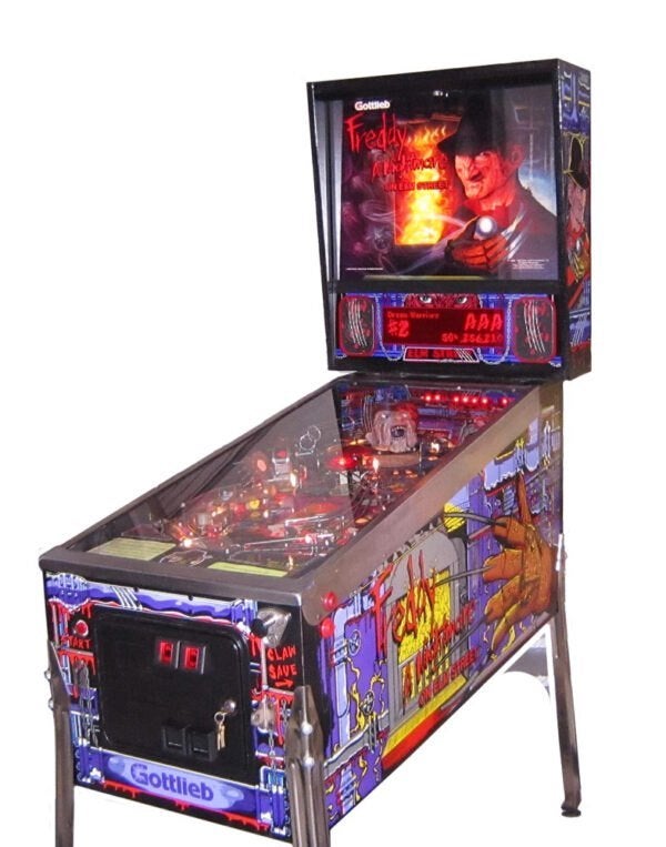 flipperkast Freddy: A Nightmare On Elm Street, Verzamelen, Automaten | Flipperkasten, Ophalen, Gebruikt, Gottlieb, Dot-matrix