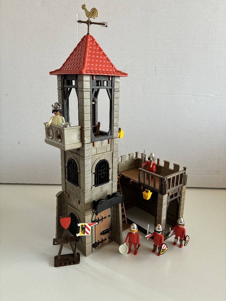 Playmobil Schuldturm 3445 - Met kerkklok - Lot A4, Gebruikt, Complete set, Ophalen of Verzenden, Kasteel/Fort