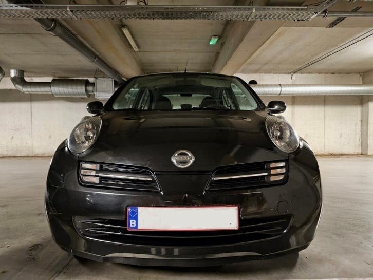 Nissan Micra 1.5dci Airco 149.000km 5d 48kw shadowline, Auto's, Zwart, 4 cilinders, 48 kW, Zwart