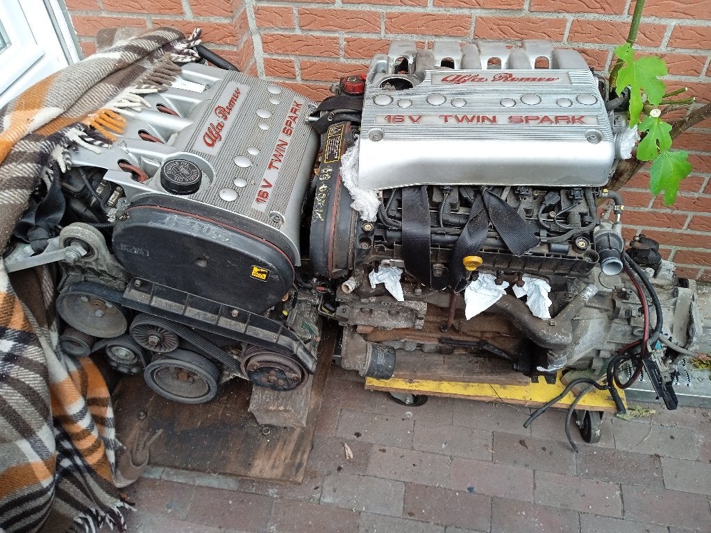 alfa romeo 1.6 twin spark motor, Ophalen, Gebruikt, Alfa Romeo