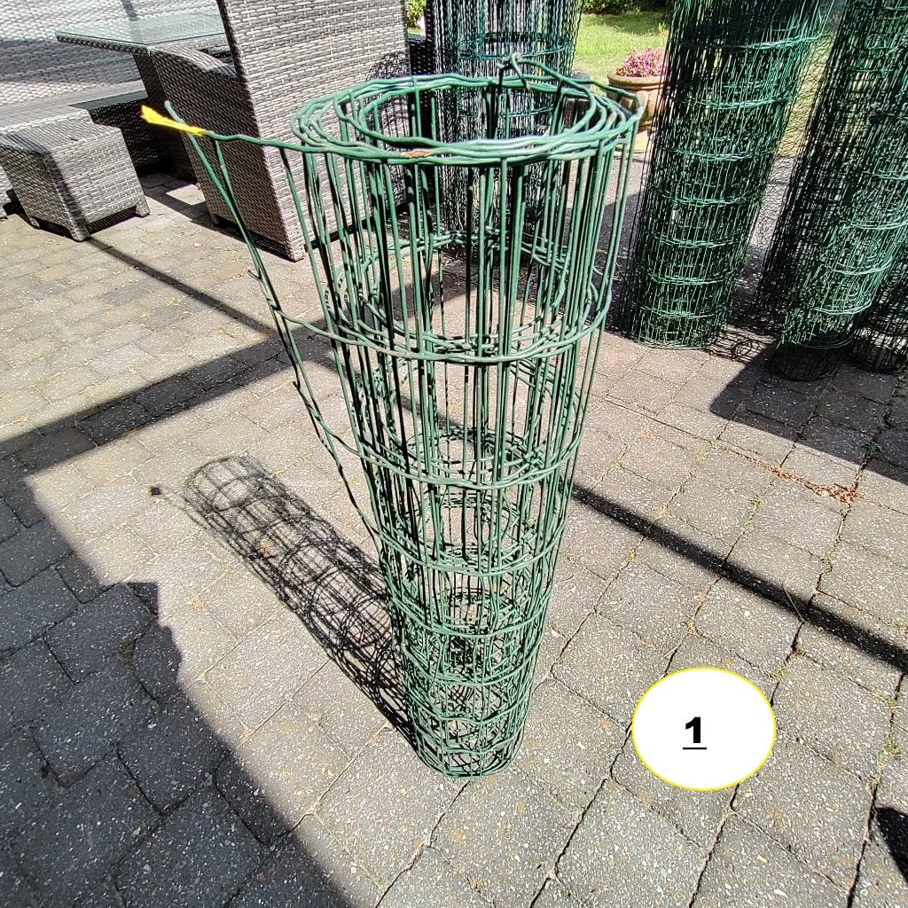 Diverse restanten tuindraad / afsluitdraad, Jardin & Terrasse, Gaze & Fils, Utilisé, Treillis, Moins de 10 mètres, Enlèvement