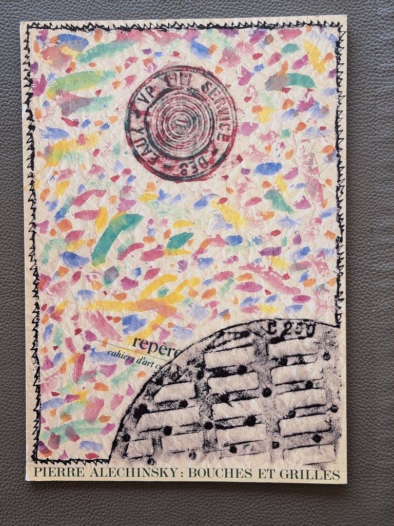 Alechinsky "bouches et grilles " galerie Maeght Lelong, Livres, Art & Culture | Arts plastiques, Utilisé, Peinture et dessin, Enlèvement ou Envoi