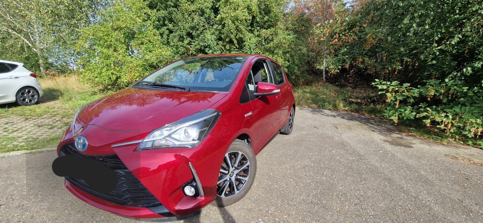 Toyota Yaris hybride automatique 2018 37000km, Rouge, Achat, Euro 6, Bluetooth