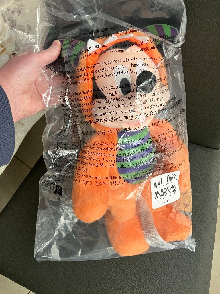 Nieuwe Mickey Mouse Halloween monster knuffel - Disney Store, Verzamelen, Ophalen of Verzenden, Mickey Mouse, Nieuw, Knuffel