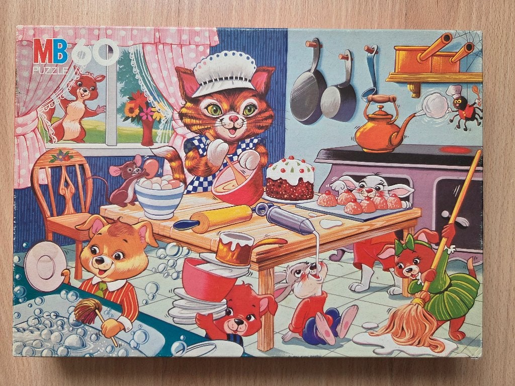 Puzzel - MB - 60 stukken, Ophalen of Verzenden, Meer dan 50 stukjes, Gebruikt, 4 tot 6 jaar