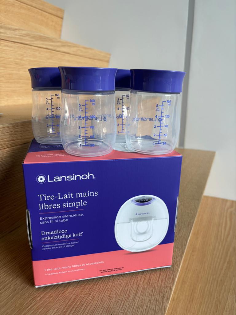Borstkolf borstpomp handsfree Lansinoh, Enlèvement, Comme neuf, Tire-lait