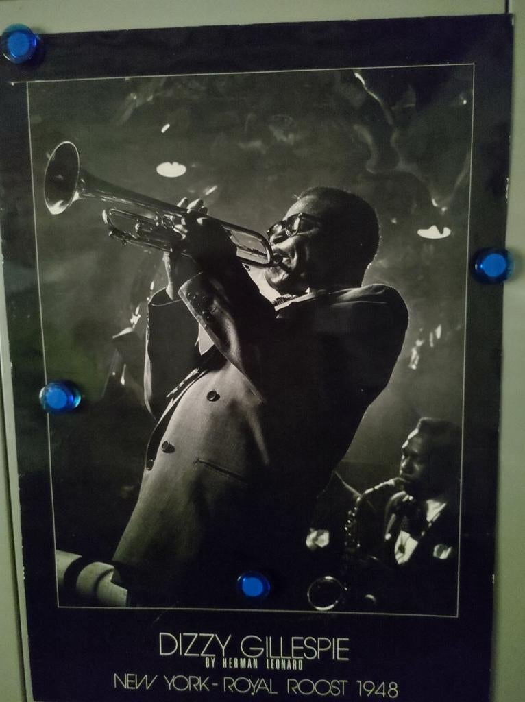 Dizzy Gillespie nu Herman Leonard, Ophalen of Verzenden