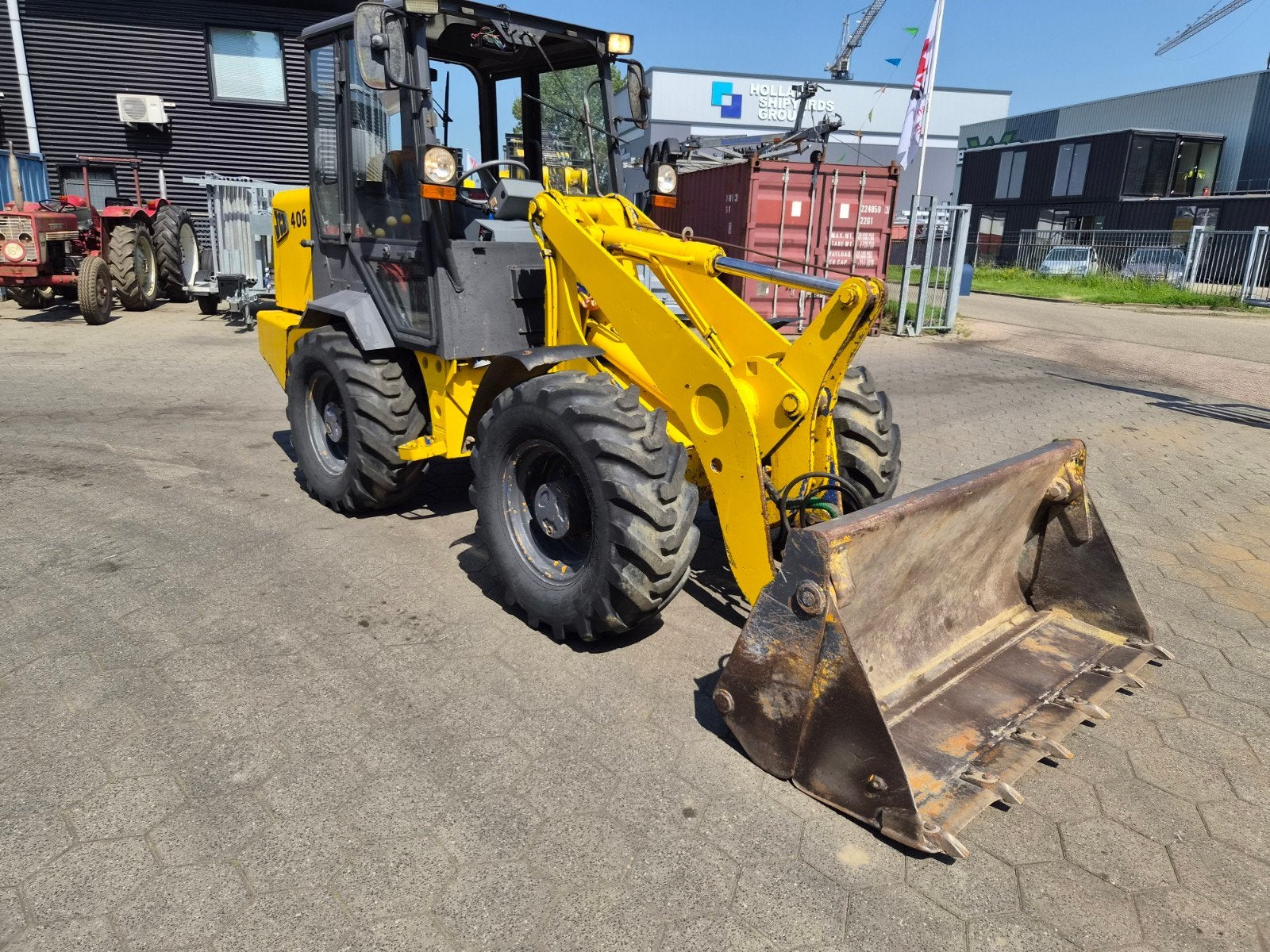 Jcb 406 4.5t shovel., Ophalen