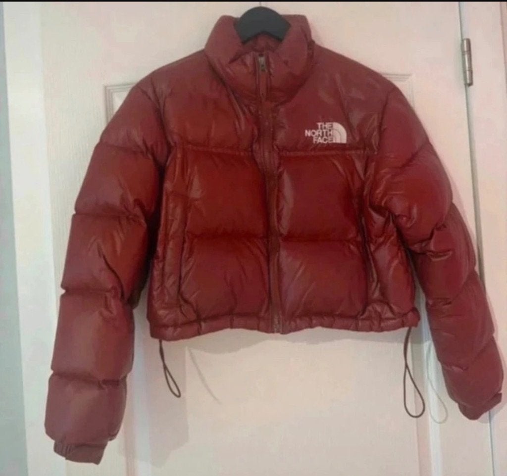 North Face Cropped jacket, Zo goed als nieuw, The North Face, Rood, Ophalen