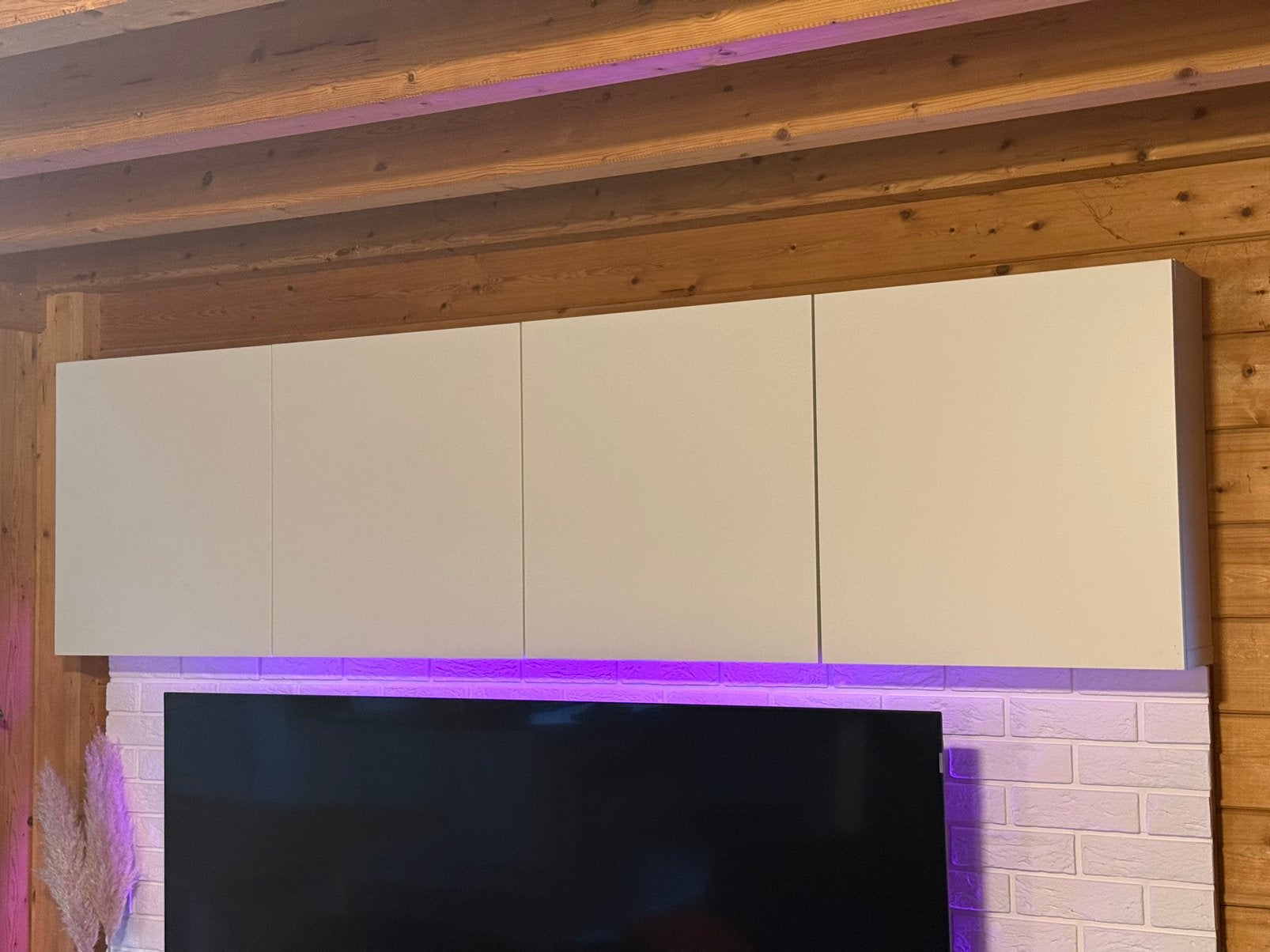 Ensemble de 4 meubles Ikea Besta 60x20x64, Maison & Meubles, Avec porte(s), Moins de 25 cm, Enlèvement, Utilisé