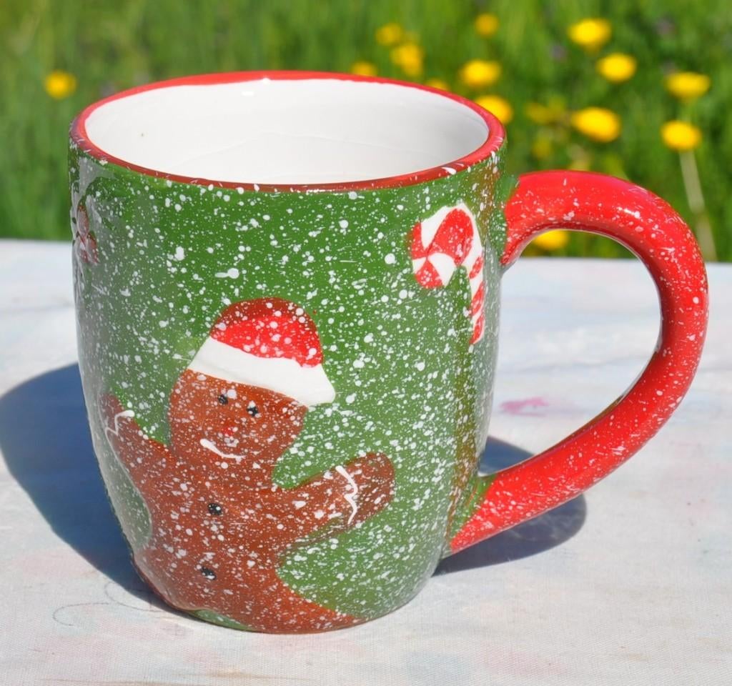 tasse mug decor de noel, Enlèvement ou Envoi, Comme neuf, Céramique, Tasse(s) et/ou soucoupe(s)