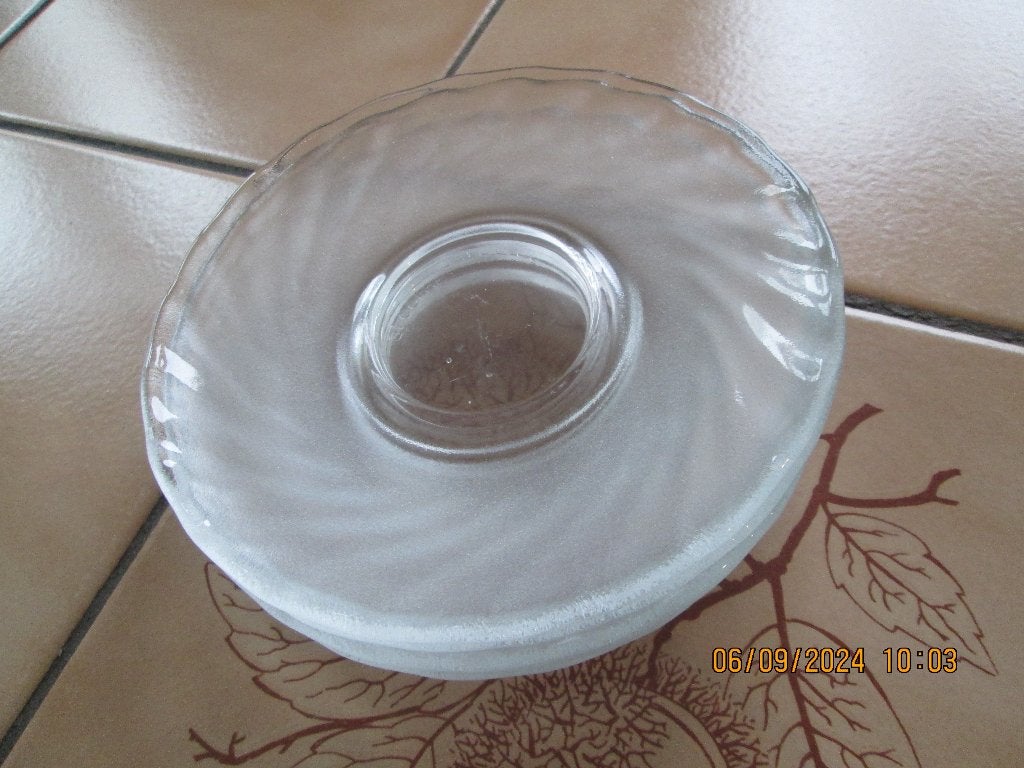Assiettes – sous-tasses en verre transparent, Maison & Meubles, Cuisine | Vaisselle, Neuf, Assiettes(s), Verre, Enlèvement