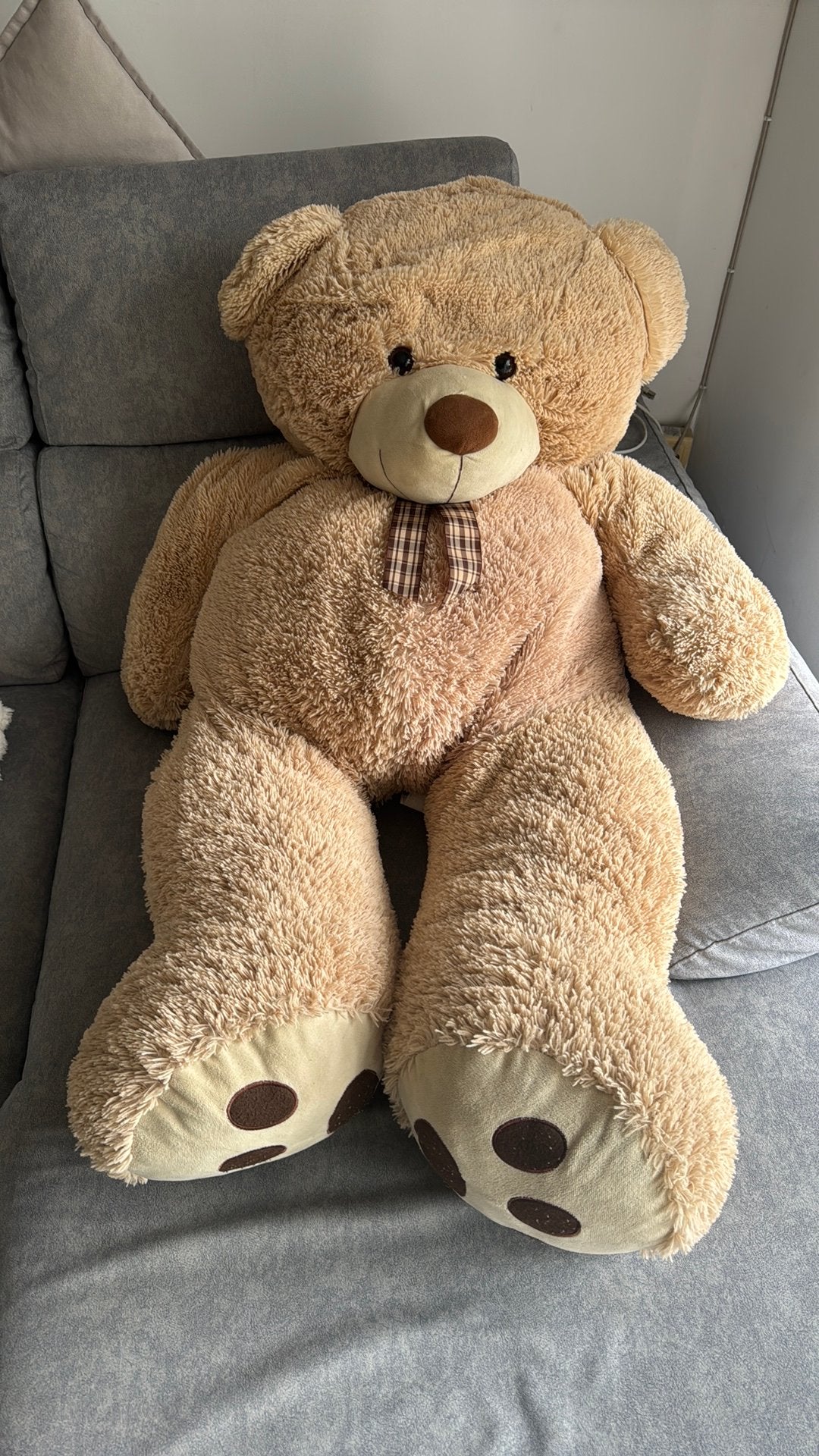 Grote teddyberen, Ophalen, Beer, Zo goed als nieuw, Beige