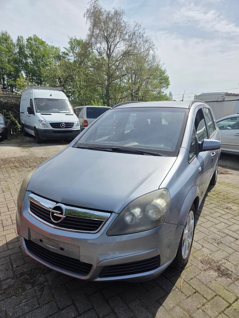 Opel Zafira – 1.9 Diesel – 7 zitplaatsen – 1ste eigenaar, Voorwielaandrijving, 4 cilinders, Blauw, 7 zetels