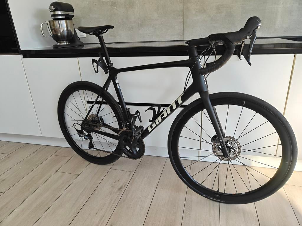 Racefiets heren Giant TCR advanced pro 1 disc met powermeter, Fietsen en Brommers, Ophalen, Carbon, Heren, Giant
