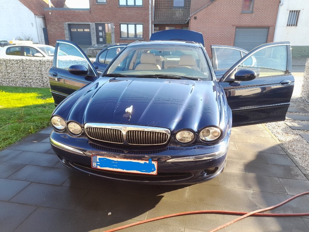 Jaguar X-type 2.0 D, Auto's, Voorwielaandrijving, 4 deurs, Beige, Blauw