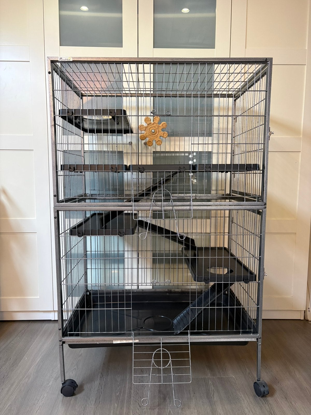 Chinchillakooi + accessoires en verzorgingsspullen – €90, 90 cm ou plus, 75 à 110 cm, Cage, Enlèvement