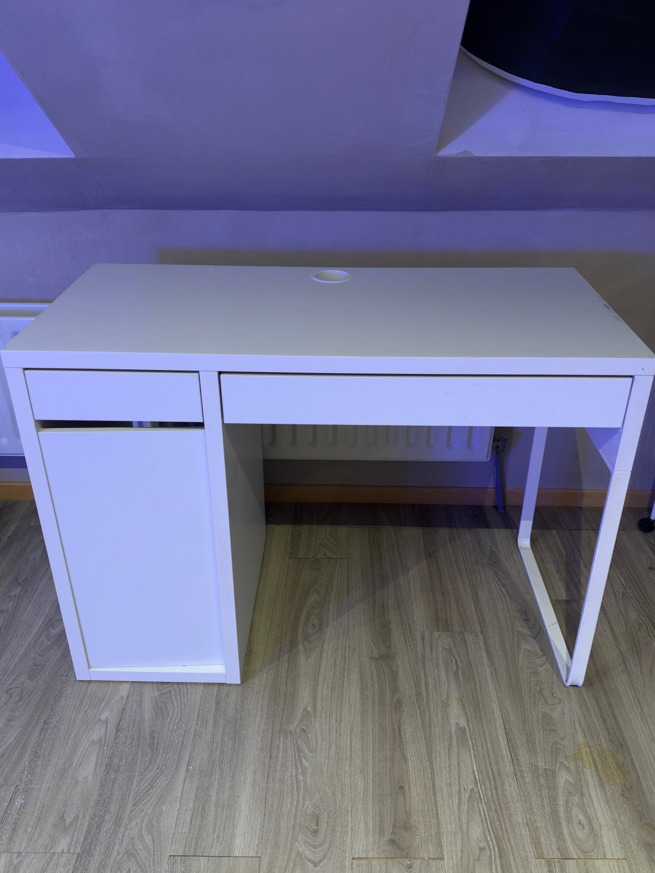 Bureau Ikea 35€ à venir récupérer sur Grimbergen, Enlèvement, Utilisé, IKEA, Blanc
