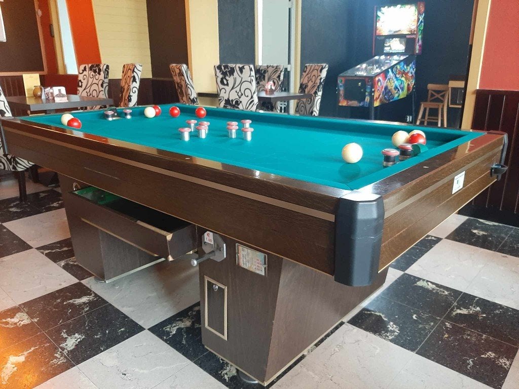 Tapbiljarts., Sport en Fitness, Ophalen, Zo goed als nieuw, Biljarttafel